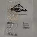 HOMOTEK Swivel Towel Rack Adhesive Stainless Steel Towel Hanger 3-Arm Towel Bar, Space Saving Towel Holder Rack for Bathroom Kitchen, Brushed Finish 1 Pack