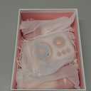 Retro Bluetooth Karaoke Speaker with Dual Wireless Microphones - Portable Rechargeable 1200mAh Battery, 10W HD Sound & 6 Voice Modes for Home Parties, Kids Gifts, Travel, Car Singing(White)