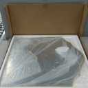 Vanity Mirror for Wall with Gold Arched Decorative Metal Frame, Scalloped Entryway Mirror for Bedroom, Bathroom, Living Room (32"x30")