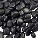 FANTIAN 40 lbs Black River Rocks for Outdoor Landscaping, 1-2 Inch Decorative Black Pebbles Stones for Planter, Garden Rocks, Vase, Home Dcor, Plant Rocks, Paving Stones and Fountain