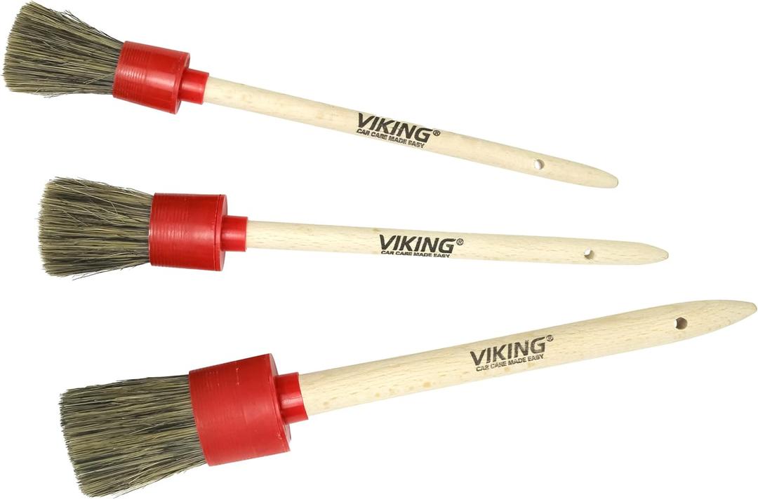 3 Pack Viking Prestige Multi-Purpose Detail Brushes