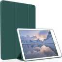 Case for iPad mini 5 (2019 Released), Lightweight Slim Auto Sleep/Wake Trifold Stand Smart Cover, Soft TPU Case for iPad mini 5th Generation 7.9 Inch, Dark Green