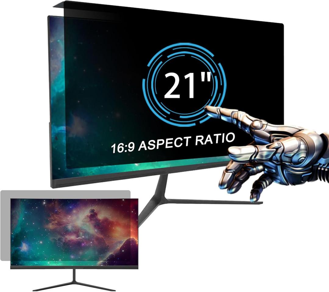 Hanging Privacy Screen for Computer Monitor 21 inch