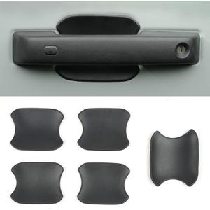 Car Door Bowl Scratch Protector for Ford Bronco, Exterior Door Handle Bowl Cover Protection Trim Accessories Compatible with Ford Bronco 2021 2022 2023 2024 4 Doors, Black, ABS Plastic