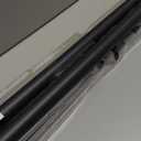 Vailge Room Divider Tension Rods, Premium Curtain Tension Rods,83-122 Inch,No Drilling, Adjustable Large Window Stall Tension Pole-Black
