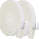 Air Conditioner Foam-2 Rolls, 1 Inch Wide X 1 Inch Thick Total 13 Feet Long, Open Cell Foam Insulation Weather Seal (6.5ft x 2 Rolls)