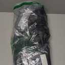 Black Leopard Tablecloth with Elastic Edge, Round Table Cover Washable Reusable Table Cloths for Kitchen Dining Party, Medium (Fits 45-50 in)