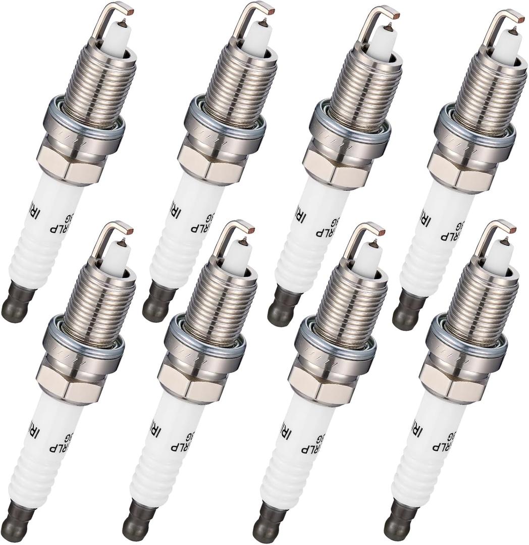 BDFHYK 7781 Iridium Spark Plugs Compatible with Chrysler 300 Pacifica Sebring Town & Country,Compatible with Dodge Avenger Challenger Charger Grand Caravan Journey Magnum Nitro, VW Routan Set of 8