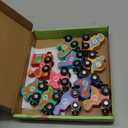 11 Pcs Magnetic Dinosaur Train Set Montessori Toys for 1 2 3 Years Old Toddlers Boys Girls, Wooden Dinosaur Preschool Learning Easter Basket Stuffers Sensory Toys Birthday Gifts Ages 1-3, 2-4