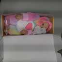 BABESIDE Baby Dolls, 15Inch Realistic Cute Soft Cloth Body Baby Doll Real Life Baby Dolls with Accessories in Rainbow Plush Bear Outfit for 3+ Year Old Girls Gifts, Pretend Play, Collection