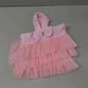 Rabbit Dress Bunny Costume Clothes Skirt Daily Wear Cloth for Small Cat Dog Puppy Chinchilla Guinea Pig, Small Animal Dress for Party Photo (Striped Pink, M)