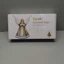 Cabilock Angel Christmas Tree Topper Angel Statue Treetop Decoration for Xmas Tree Elegant Holiday Ornament Material Easy to Install for Festive Decor