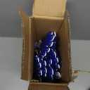 Sosation 36 Pcs Team Spirit Accessories, Cheerleading Pom Poms Hand Clappers Party Favors and Thunder Sticks Noise Makers for Sporting Events Football Baseball Cheering Essentials (Blue Silver)