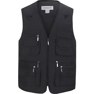 Olympina Outdoor Travel Sports MultiPocket Fishing Vest, L