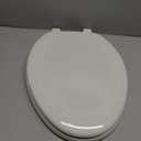 KOHLER Stonewood Quiet-Close, Elongated Toilet Seat Soft Close, Durable Wood, Easy Installation, Universal Fit, Home Essentials, Biscuit Finish, K-20466-96