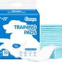 COCOYO Best Value Training Pads 30 Count | Dog Pee Pads | Super Absorbent Puppy Pads (Regular Size (22"x22"), 30 Count (Pack of 1))