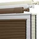 Boolegon No Drill No Tools Cellular Shades TDBU,Brown,Custom Size
Top Down Bottom Up Blackout Blinds for Indoor Windows, Cordless Honeycomb Shades for Home Easy to Install Thermal Insulated