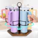 for Stanley Cup Holder Rotatable Tumbler Organizer 30/40oz Water Bottle Organizer Rack for Kitchen Cabinets, Easy-to Carry Kitchen Organizers & Storage for Stanley Cup Accessories