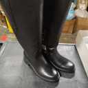 Naturalizer Ontime Wide Calf Knee High Boots (Black, 8M)