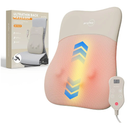 Back Massager, Ultrathin Rolling Up and Down Back Massage with Heat 4D Kneading & Red Light Therapy for Pain Relief Deep Tissue,Shoulder Massager Gift for Men Women Parents Relaxation at Car,Khaki