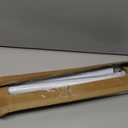 White Shower Curtain Rod Adjustable 43-78 inch, 1"Diameter Spring Tension Curtain Rod No Drill, Anti-Rust Non-Slip Shower Rod, White Shower Rod for Bathroom Tension