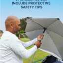 Sport-Brella Versa-Brella SPF 50+ Adjustable Umbrella with Universal Clamp