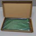 Acrylic Tray for Vanity Makeup Perfume Jewelry 12x6'' Small Decorative Tray for Bathroom Dresser Tops Candle Sink Counter, Emerald Green