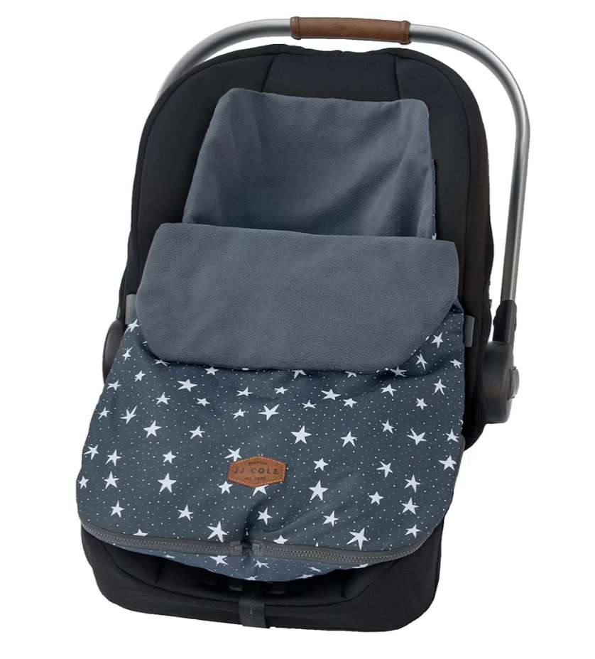 JJ Cole Baby Bundle 365 – Baby Car Seat Cover & Stroller Accessory – Lightweight Baby Bunting for Year Round Comfort