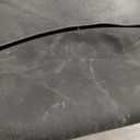 Black Fire Pit Mat - Double Sided, Silicone Coated Fiberglass Fabric - Protect Grass, Deck, Patio - Under Grill, Fire Pit, Fireplace, Wood Stove, Smoker, Chiminea - 30in Round Mat