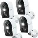 GALAYOU Cameras for Home Security Outside-2K Battery Powered WiFi Surveillance Indoor/Outdoor, Security Cameras with Motion Siren, Color Night Vision Waterproof, Cloud/SD Storage 2.4Ghz WiFi