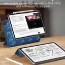 ESR for iPad Pro 11 Inch Case (M5/M4) 2025/2024, Strong Magnetic Attachment, Slim Trifold Stand Case, Supports Pencil Pro & Pencil(USB-C), Tough Protection, Auto Sleep/Wake, Rebound Series, Navy Blue