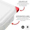Araven Airtight Container, Food Pan with Lid for Storage in Kitchen and Restaurant, 8.5 Qt, 1 Count, Clear