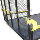 Jungle Jims Rapid Latch Trailer Gate Locking System  Easy One-Side Open and Close, Secure with One Padlock, Compatible with Gorilla Lift and EZ Gate, Max Width 6'9"