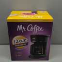 Mr. Coffee 12-Cups Automatic Drip Coffee Maker, Stainless Steel and Black (2176620)