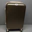 20 Inch Carry On Luggage for Women, Lightweight Hardside Suitcase with 360 Spinner Wheels, TSA Lock, Durable Luggage for Travel, Titanium Gold