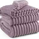 Bedsure GentleSoft Light Purple Full Blanket for Bed - Cozy Soft Blankets for Women, Cute Large Throws for Girls, 84x90 Inches