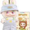 CALEMBOU Vinyl Plush Blind Box, Kimmon Mimon Series Plush Keychain Stuffed Blind Box, Kawaii 1 of 6 Possible Mystery Collectible Toys Cute Soft Animals Charm Birthday Gifts