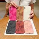 Compatible with iPhone 16 Case Cute Butterfly Pattern Design for Girls Women, Soft Silicone Shockproof Protective Designed for iPhone 16 Case-Pink