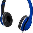 DPI iLive Stereo Headphones (IAH57) - Stereo - Blue - Wired - 32 Ohm - 20 Hz 20 kHz - Gold Plated Connector - Over-The-Head - Binaural - Circumaural - 3.90 ft Cable