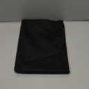 iMaylex Soft 100% Egyptian Cotton Zipper Pillow Case, Cozy and Lightweight Pillowcase, Easy Care, Black, Body, 20'' x 48''