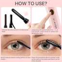 Heated Eyelash Curler, 10s Fast Heating 3 Temp Settings, Eye Lash Curler Heat with Eyelash Comb, Quick Natural Curling Eye Lashes,Natural Curling 24H for Women - Pink