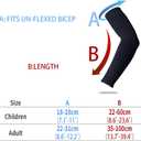 YISEVEN Sports Compression Arm Sleeves (Adult (one size fits most), 1 Pair - Ivory White)