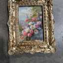 Vintage Frame Photo Frame Picture Holder Embossed Frame Ornate for Living Room Home Decor  17cm/6.7 Inch