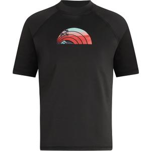 Kanu Surf Boys Paradise UPF 50 Sun Protective Rashguard Swim Shirt (2T, Bora Bora Black)