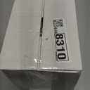 U-QE 100 Pieces Clear Plastic Plates - 7 Inch Plastic Dessert Plates Disposable - Washable & Reusable - Premium Hard Clear Fancy Disposable Heavy Duty Cake Platos for Party, Weddings and Events