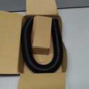 BLACKHORSE-RACING 24" Flexible Stainless Steel Upper or Lower Radiator Hose Kit & Black Caps V8 Universal