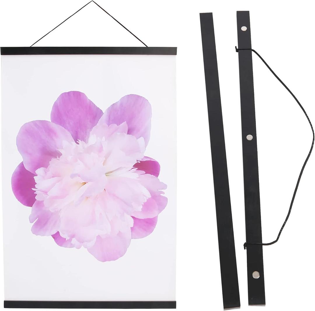 Magnetic Poster Hanger Frame,20x30 20x36 Picture Frame Hanger,20In,Black