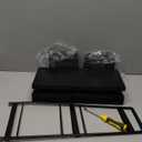 Bathroom Counter Organizer, Bathroom Countertop Organizer with Baskets, Vanity Organizers, Counter Shelf, Countertop Storage, Makeup Organizers (Black)