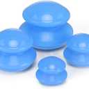 Silicone Cupping Therapy Set, Professional Studio and Home Cupping Set Massage Therapy Cups, Chinese Massage Cups for Cellulite Reduction Cupping Kit, Muscle and Joint Pain Myofascial Cupping Massager