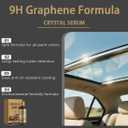 2 x Weslaplus Graphene Ceramic Coating for PTZ Crystal Serum Cars,Wartleves Crystal Serum, 9H Graphene Coating for Auto Car Detailing, Coat Restore for Paint, Glass & Wheel 1pcs